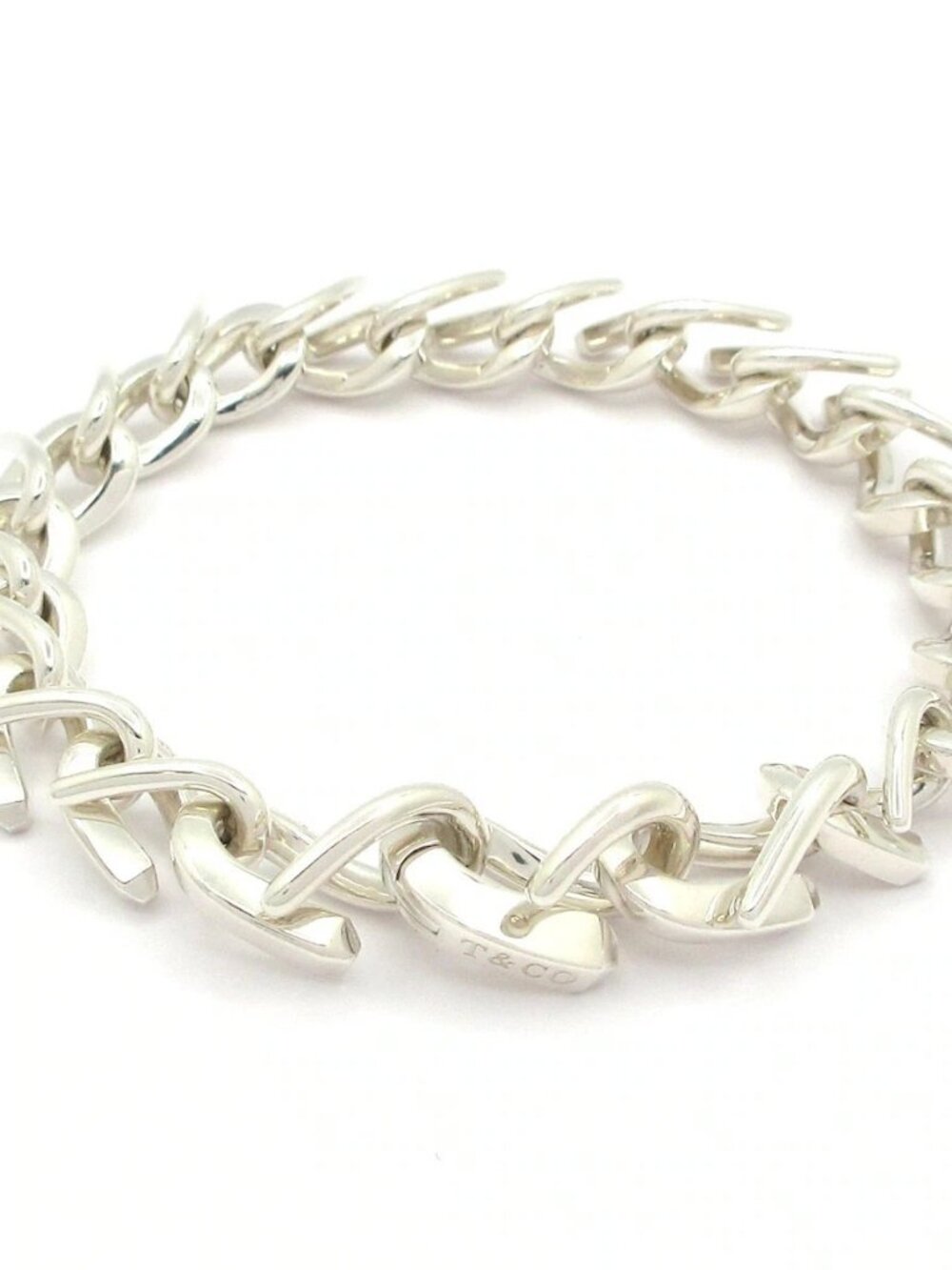 TIFFANY&Co. Forge medium link bracelet Silver Bracelet